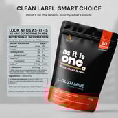 4 - AS-IT-IS Nutrition L Glutamine,  0.22 lb  Unflavoured 