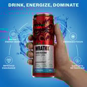 3 - MuscleBlaze WrathX Energy Drink, 335 ml Frostbyte (Pack of 6)