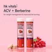 4 - HealthKart HK Vitals 3x Metabolic  ACV + Berberine Effervescent,  30 tablet(s)  Mixed Berry (Pack of 2)