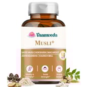 Vaamveda Musli with Gokshura Macaroot Ashwagandha & Kaunchbeej,  60 tablets 