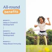 3 - Supermilk Gritzo Overall Growth for Boy/Girl 2-6 Years Protein & Nutrition Drink Mix,  400 g  Creamy Vanilla