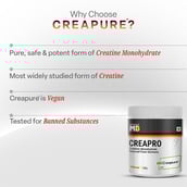 4 - MuscleBlaze CreaPRO Creatine with Creapure® Powder from Germany,  Unflavoured  0.55 lb
