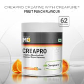 2 - MuscleBlaze CreaPRO Creatine with Creapure® Powder from Germany, Tangy Orange 0.55 lb