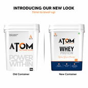 2 - AS-IT-IS Nutrition ATOM Whey Protein with Enzymes, 8.8 lb Kesar Kulfi