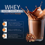 9 - AS-IT-IS Nutrition ATOM Whey Protein with Enzymes, 4.4 lb Choco Hazel Fusion