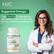 5 - INLIFE Garcinia Cambogia (60% HCA) 1600 mg, 120 capsules
