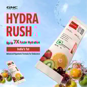 8 - GNC Hydra Rush,  15 sachets/pack  Tropical Salt 