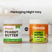 2 - Pintola All Natural Peanut Butter,  0.350 kg  Crunchy 
