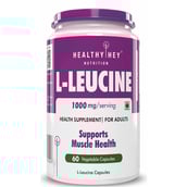 1 - HealthyHey Nutrition L-Leucine,  60 veggie capsule(s) 