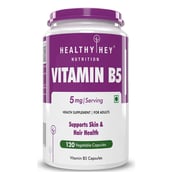 1 - HealthyHey Nutrition Vitamin B5, Unflavoured 120 veggie capsule(s)