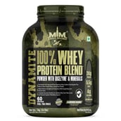 1 - Muscle Military Dynamite 100% Whey Protein Blend,  4.4 lb  Alphonso Mango 