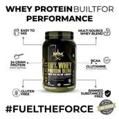 4 - Muscle Military Dynamite 100% Whey Protein Blend,  2.2 lb  Irish Chocolate 