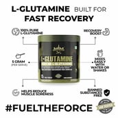 4 - Muscle Military L-Glutamine 5000 mg,  0.55 lb  Unflavoured 
