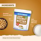 7 - Myfitness by brnd.me Original Peanut Butter,  1.25 kg  Smooth 