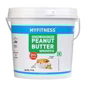 7 - Myfitness by brnd.me Natural Peanut Butter,  2.5 kg  Smooth 
