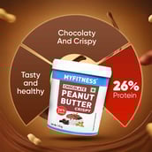 9 - Myfitness by brnd.me Chocolate Peanut Butter,  1.2 kg  Crispy 