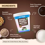 6 - Myfitness by brnd.me Dark Chocolate Peanut Butter,  1 kg  Crunchy 