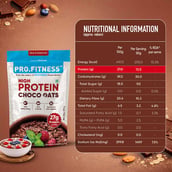 2 - Pro.Fitness High Protein Rolled Oats,  375 g  Dark Chocolate 