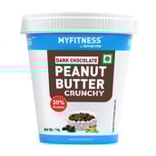 Myfitness by brnd.me Dark Chocolate Peanut Butter, 1 kg Crunchy