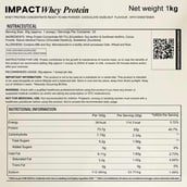 2 - Myprotein Impact Whey Protein, 2.2 lb Keventers Chocolate Hazelnut