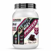 1 - Getmymettle Alpha Whey Protein, 2.2 lb Belgian Chocolate