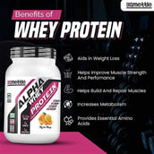 6 - Getmymettle Alpha Whey Protein, 2.2 lb Mystic Mango