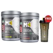 MuscleBlaze Creatine CreAMP 640g Pack - Watermelon Kool Aid and Citrus Blast