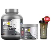 MuscleBlaze Biozyme Performance Whey 2kg Rich Chocolate & Creatine Monohydrate CreAMP 100g Combo