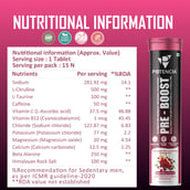 2 - Potencia Pre - Boost Effervescent,  15 tablet(s)  Mixed Berry 