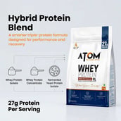 2 - AS-IT-IS Nutrition ATOM Whey Protein XL, 2.2 lb Double Rich Chocolate