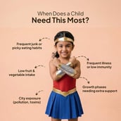 6 - Miduty Kids Detox,  60 gummies  Orange 