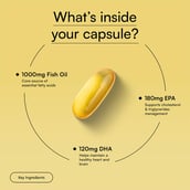 5 - HealthKart HK Vitals Omega 3 1000mg with 180mg EPA and 120mg DHA,  60 capsules