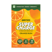 2 - Gritzo Supercharge, Hydration Drink Mix,  15 Piece(s)/Pack  Natural Orange 