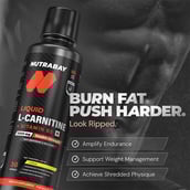 4 - Nutrabay Pro Liquid L-Carnitine + Vitamin B5,  450 ml  Lemon 