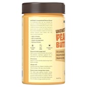 6 - Nutrabay Foods All-Natural Peanut Butter, 750 g Unsweetened, Creamy