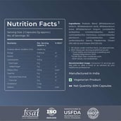 4 - Nutrabay Wellness Pre & Probiotic Digestive Support,  60 capsules  (50 Billion CFUs) 