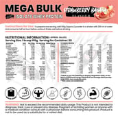 4 - White Wolf Mega Bulk,  11 lb  Strawberry Banana 