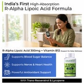 4 - Health Veda Organics Alpha Lipoic Acid,  60 capsules 