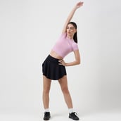 4 - ZVERSE MotionSculpt Training Top, Blush Charge Medium