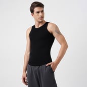 2 - ZVERSE Aero Ribbed Vest, Large Black Riot