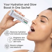 2 - Glutone Hydra Mouth Melt L-Glutathione with Ceramosides,  for Glowing Hydrated Skin  10 sachets/pack 