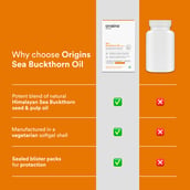 8 - Origins Nutra Sea Buckthorn Oil 500mg (Pack of 3),  28 softgels 