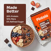 3 - Pintola High Protein Oats, 1 kg Dark Chocolate