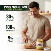3 - Pintola Organic Peanut Butter, 0.350 kg Crunchy