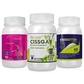 Maxgars Womensmulti Cissgar and Kneebetter Combo,  3 Piece(s)/Pack 