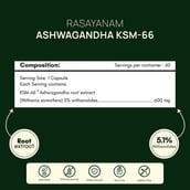 5 - Rasayanam Ashwagandha KSM-66 (Pack of 2),  60 capsules 