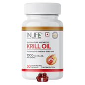 1 - INLIFE Krill Oil Omega 3 (500 mg),  30 capsules 