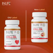 4 - INLIFE Krill Oil Omega 3 (500 mg),  30 capsules 
