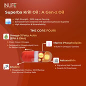 9 - INLIFE Krill Oil Omega 3 (500 mg),  30 capsules 