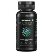1 - Nutrabay Wellness Pre & Probiotic Digestive Support, 60 capsules (50 Billion CFUs)